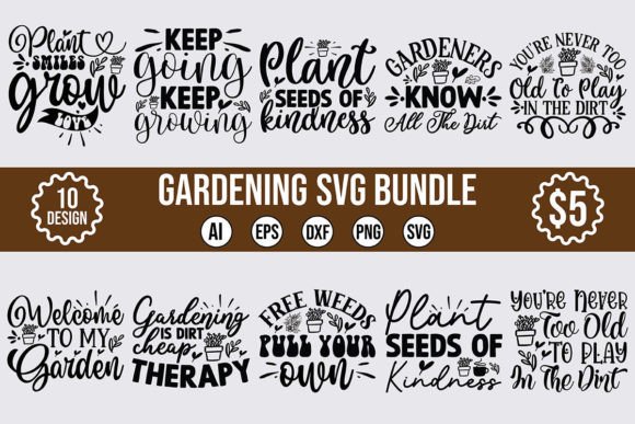 Download Gardening SVG Design Bundle - Gardening svg Collection
