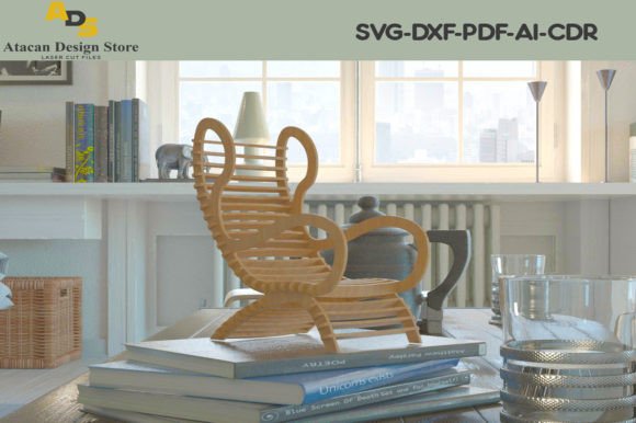 Download Wood Furniture Chair Laser Cut Templates - Laser cut templates Collection