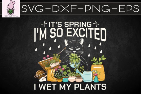 Download Excited Cat Gardening SVG - Gardening svg Collection
