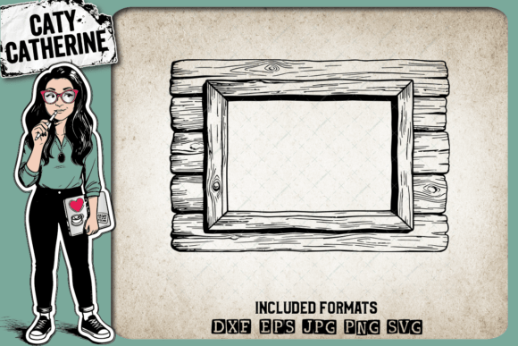 Download Rustic Wooden Frame – Home Decor SVG - Home decor svg Collection