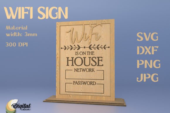 Download Wifi SVG. Laser Sign. Wifi Sign for Home - Laser sign Collection